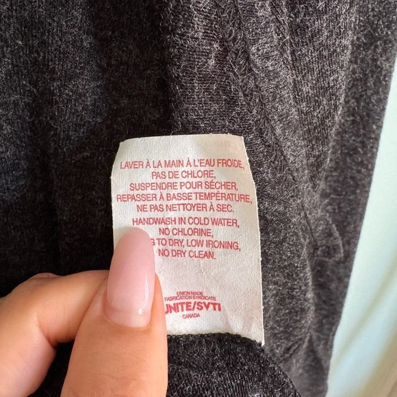 Joseph Ribkoff Charcoal Draped Dress - Picture 7 of 11